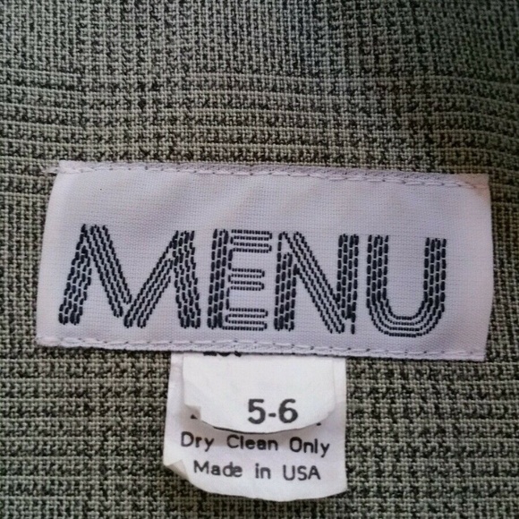 Tweed Menu Long Dress Jacket Blazer Size 5/6 - Picture 2 of 8